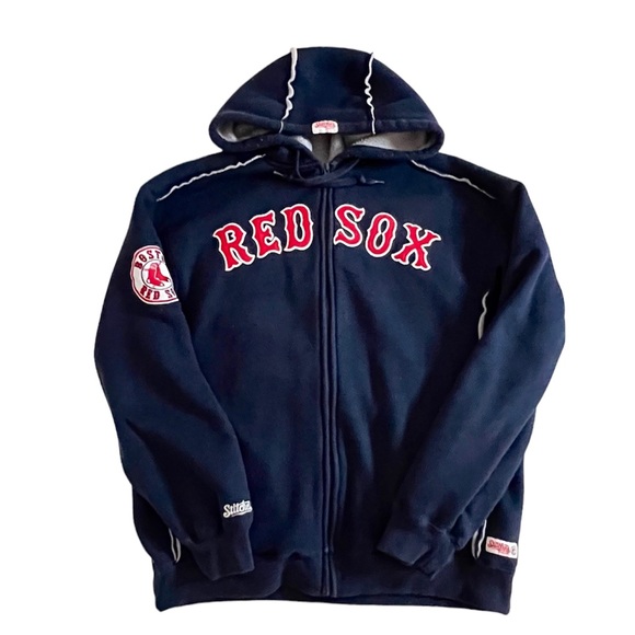 Vintage Boston Red Sox Hoodie Knit Jacket - Picture 7 of 8